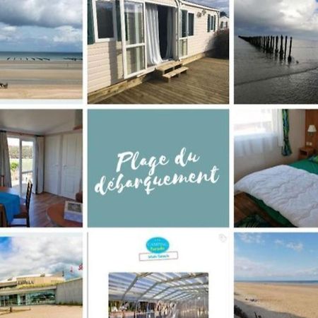 Mobile-Home 100M Plage Utah Mme Surget Sainte-Marie-du-Mont  Exterior photo