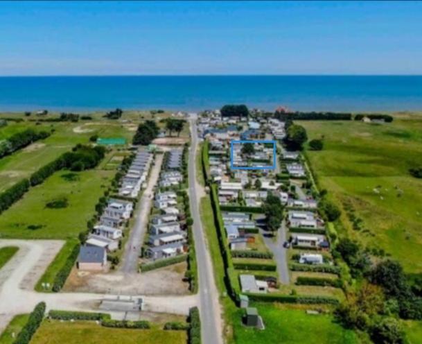Mobile-Home 100M Plage Utah Mme Surget Sainte-Marie-du-Mont  Exterior photo
